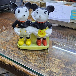 Mickey Mouse and Minnie Mouse Toothbrush holder