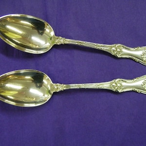 Sterling silver table spoons,Edward VII or Federal Cotillion