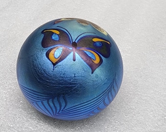 Orient & Flume Art Glass Paperweight 1977 - Etsy