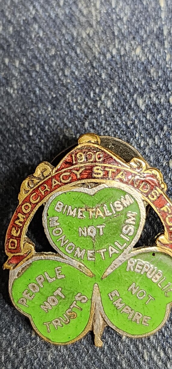 Democratic Button Pin - image 2