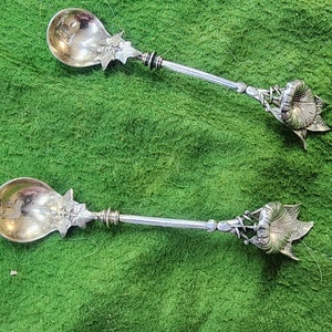 Gorham Morning Glory master salt spoon