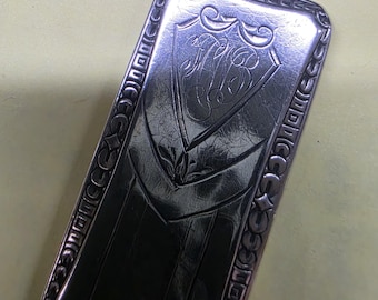 Estuche para tarjetas de plata esterlina