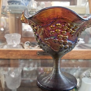 Carnival Glass candy dish