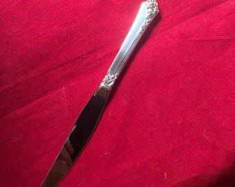 Cuchillo para carne Lunt Silver Co. Garnet Rose