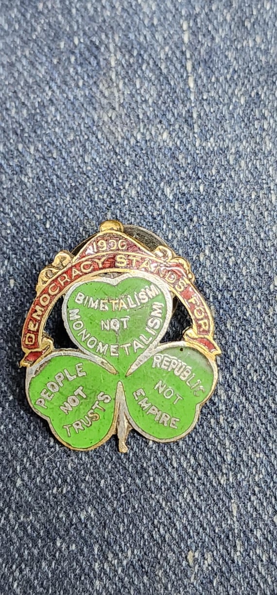 Democratic Button Pin - image 1