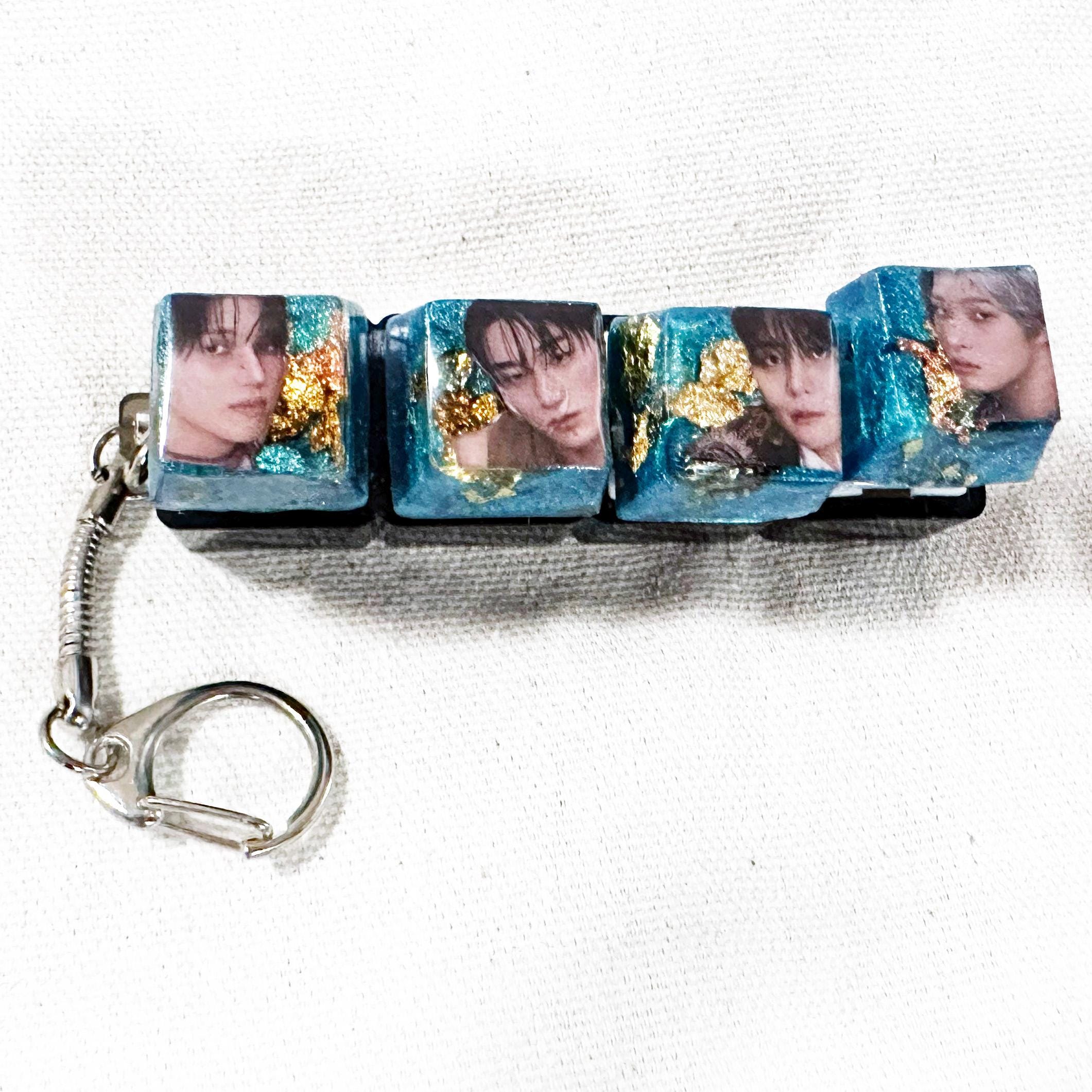 ATEEZ ミンギ キーリング フォトホルダーキーリング Ateez Photo Keychain Mingi - Etsy