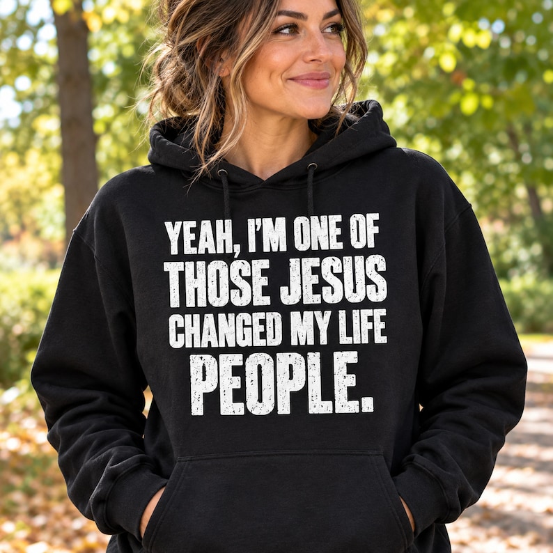 Jesus Changed My Life People PNG, Christian Faith Quote, Transparent ...