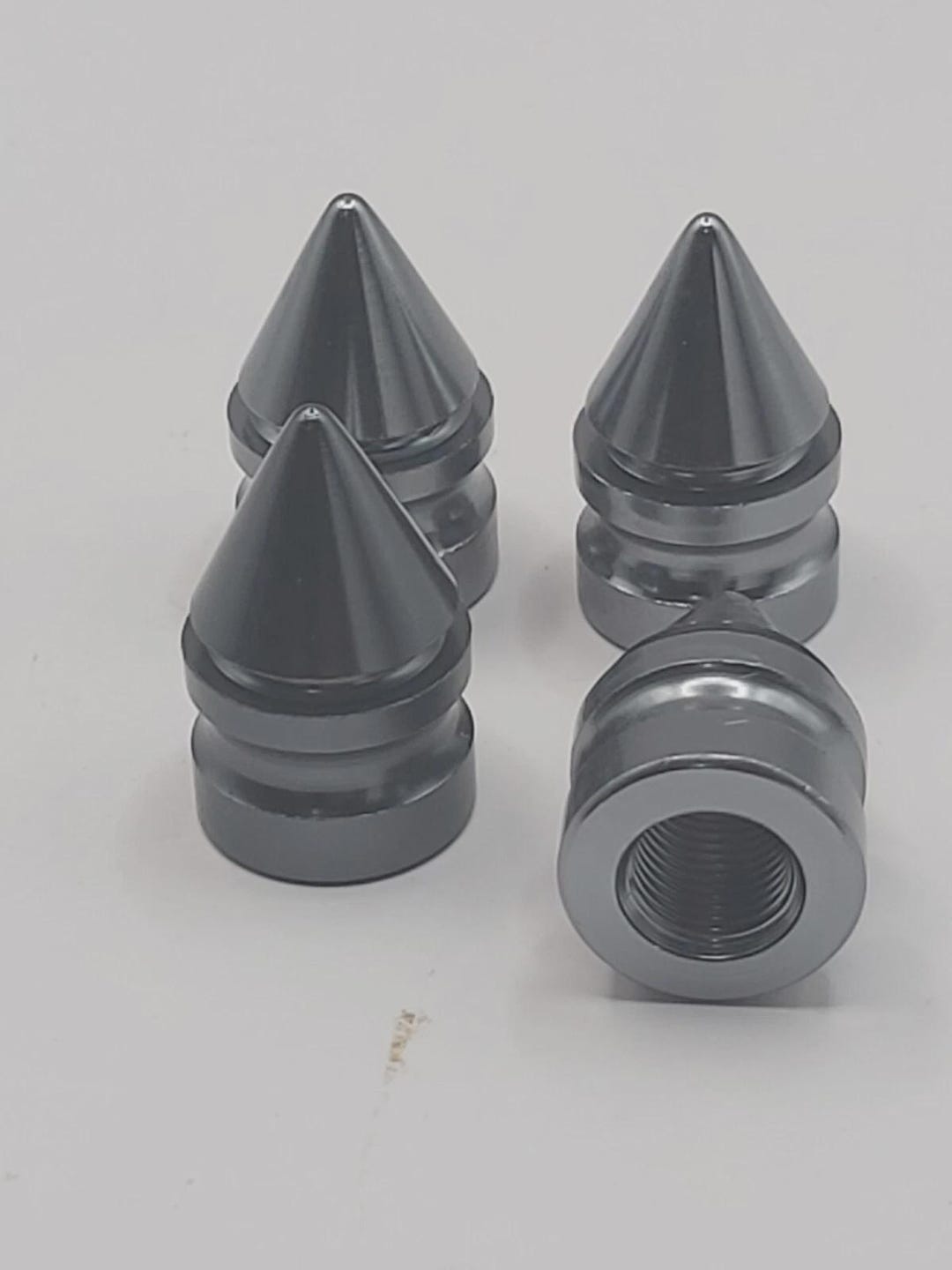thumbnail image 2 of Riley Express Oil Slick Spike Tire Valve Stem Caps - Set Of 4 - Universal Fit 2 of 5