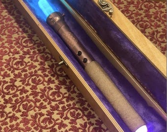 Handcrafted Copper Wand – Optional Engraving, Leather Wrap, or Quartz Crystal Add-On