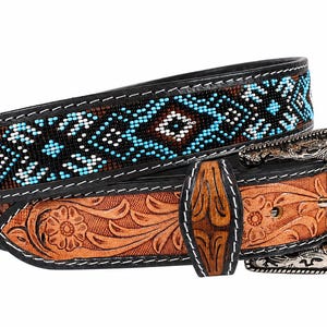 Turquoise Bead Belt - Etsy display picture 3
