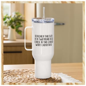 Parks and Recreation Inspired 40 OZ Tumbler, Sweetums Child Size, Leslie Knope Quote, Minimalist Aesthetic, Stainless Steel Drinkware