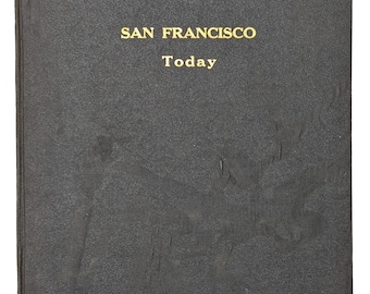 1941 San Francisco Today Vol I No 1-8 Mai-Déc Volume relié de la Chambre de commerce