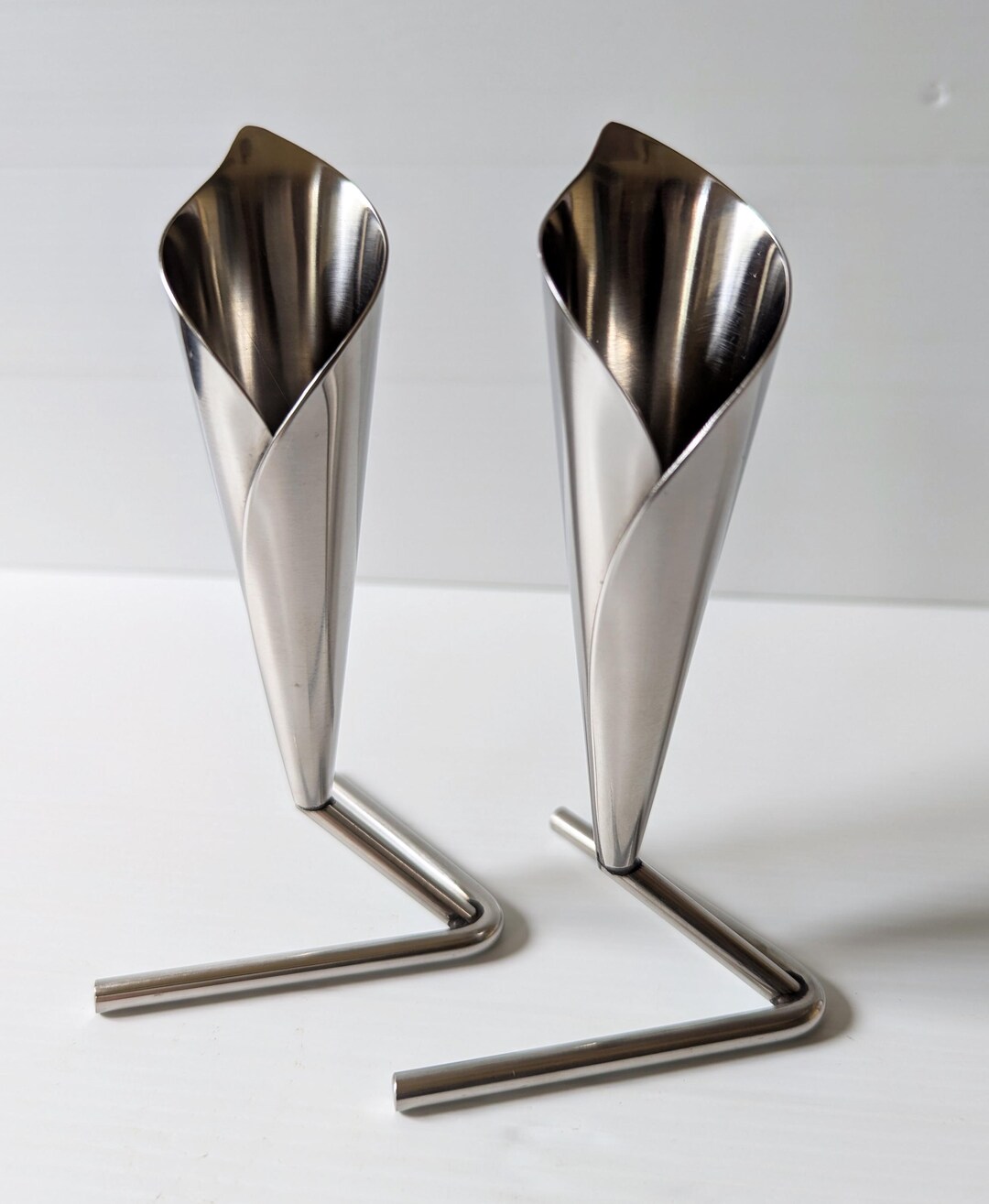 Set Of 3 Stainless Steel Calla Lily Cookie Cutters - Fondant, Clay, Dough Cutters For Baking & Crafts