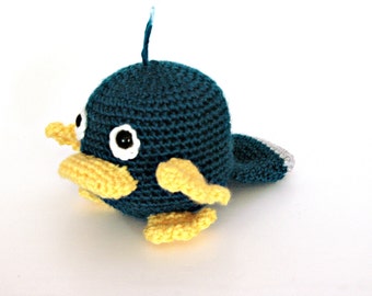 Gus- the baby platypus crochet pattern instructions.