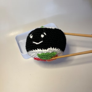Sushi häkeln Plüschtier