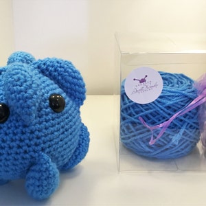 DIY crochet kit - Mr. Sniffles the Cold Virus