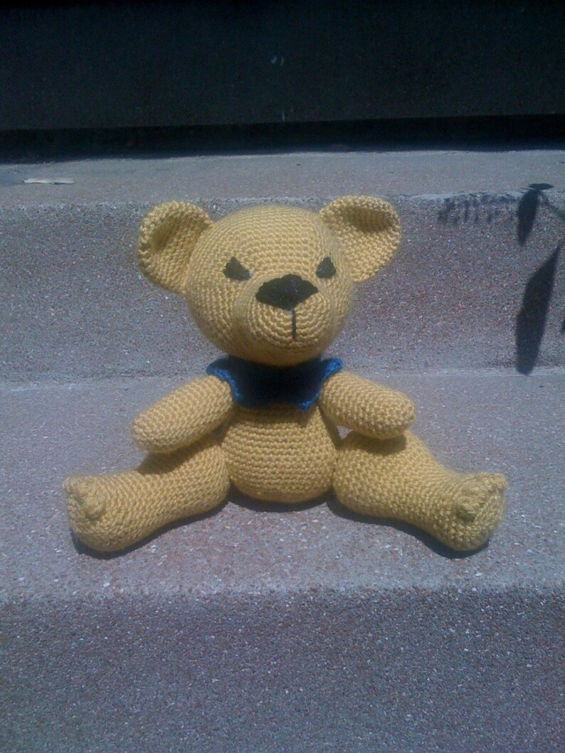 Sunny the Grateful Dead Bear Crochet Pattern Instructions Etsy