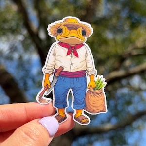 Sapo concho modo jibaro stickers, Planner Stickers, computer stickers, vinyl stickers on Latin stickers, Puerto Rico, sapo concho