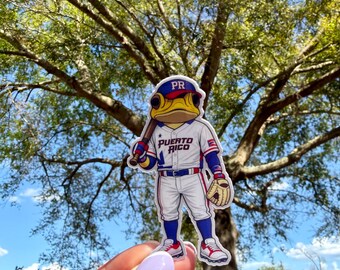 Puerto Rico baseball! The classic! Sapo concho ball sticker