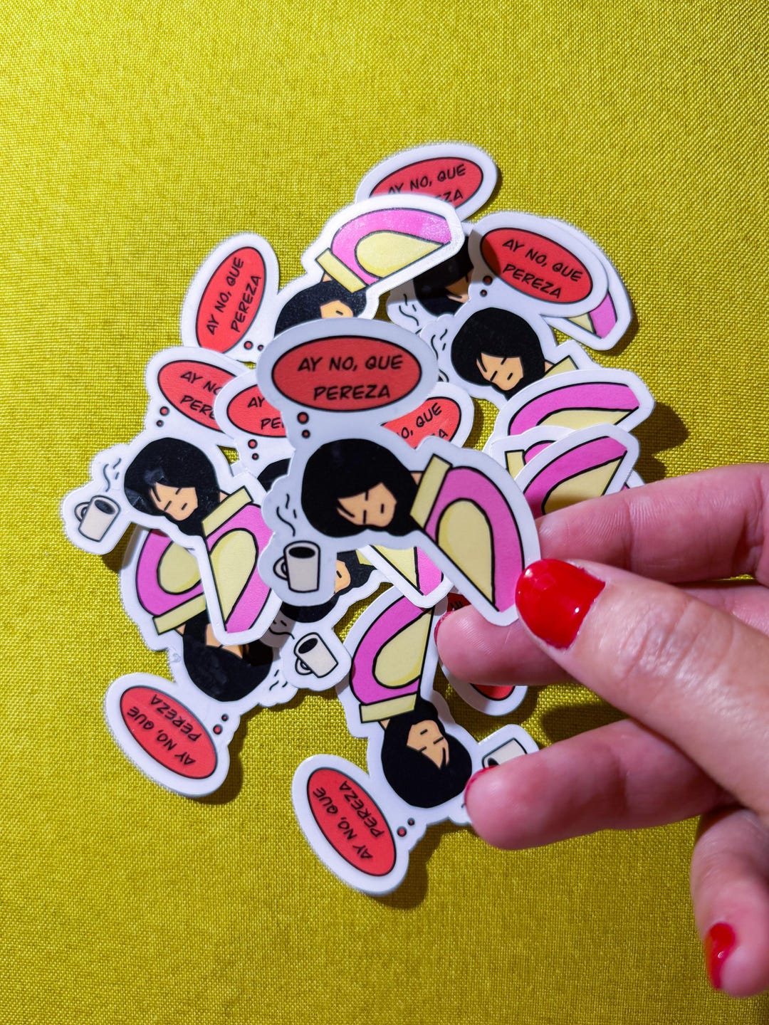 Lazy Girl Sticker - Funny Vinyl Sticker for Laptops, Water Bottles ...