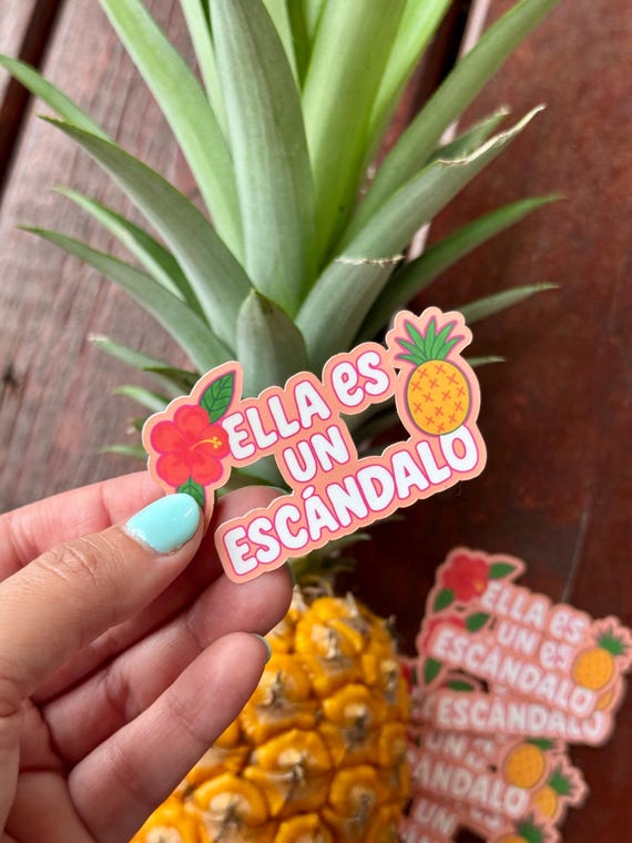 Coqueta Pero Tropical Sticker. Tropicoqueta stickers inspired on Karol G’s new album. Vinyl laminated sticker for laptops, cups, y mas.