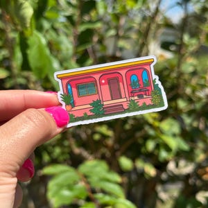 La casita, stickers, Planner Stickers, computer stickers, vinyl stickers -- Latin stickers, Puerto Rico, Bad Bunny Residency!