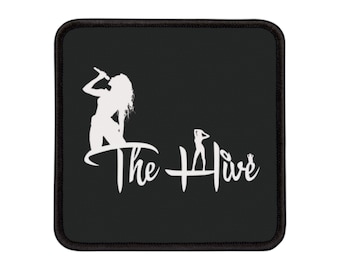 Bey Hive Iron-On Patches, Music Fan Patch, Celebrity Tribute Applique, Unstoppable Energy Patch, Beyhive Gift, Queen Bey Inspired DIY,