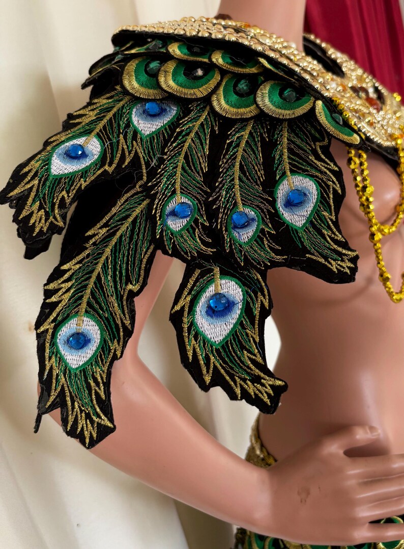 Da neena c0733c peacock warrior men man male parade rio dancer pageant samba costume set xs - xl image 10