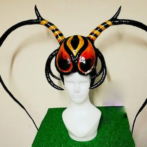 Da neena h971 king of bug fairy insect inspired by alexander mcqueen pageant vegas showgirl headdress