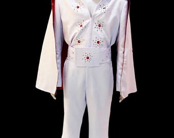 Da neena elvis custom made king disco jumpsuit costume