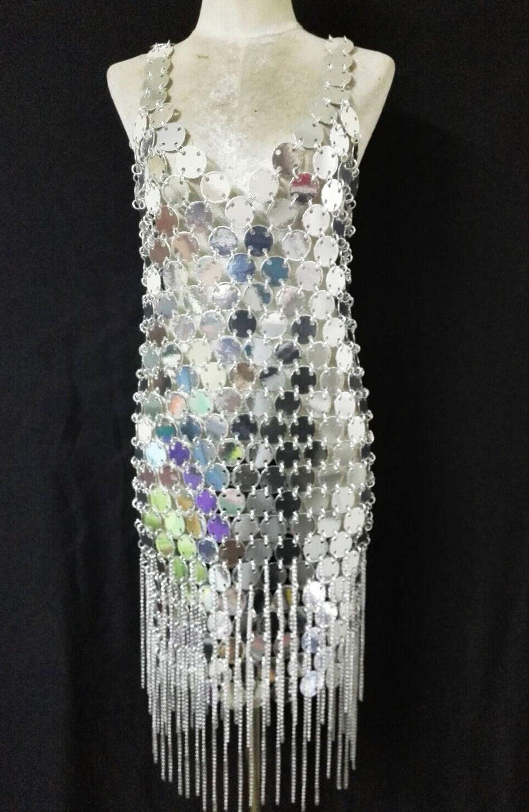 Da Neena M038a Cabaret Robe De Danse Chainmaille Chainmail Inspired By da-neena-m038a-cabaret-robe-de-danse-chainmaille-chainmail-inspired-by