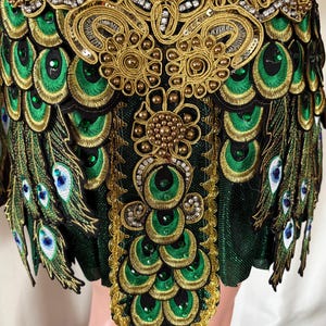 Da neena c0733c peacock warrior men man male parade rio dancer pageant samba costume set xs - xl image 12