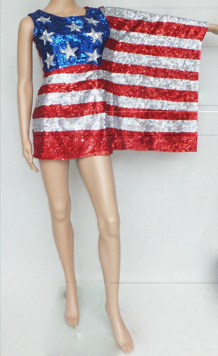 Union Jack Sequin Dress - Etsy