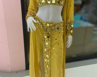 Disfraz de showgirl de Las Vegas, talla XS-XL, para desfile de baile escénico, de Da Neena M1020