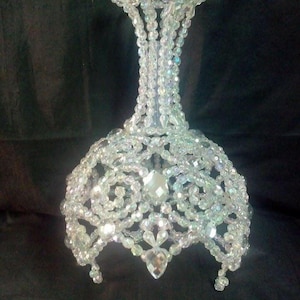 Da neena h047 showgirl vegas cabaret drag pearl crystal crown headdress