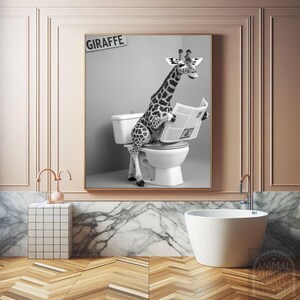 Poster Drôle Chien Buveur De Bière - 30x40 Cm - Noir & Blanc - Déco Cuisine, Salon, Bureau - Sans Cadre