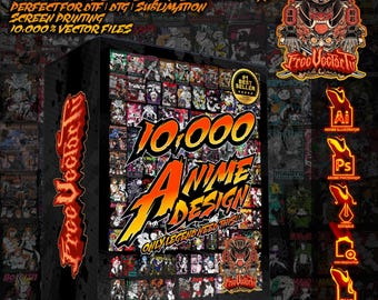 BEST SELLING Anime DESIGN 2024 Complete bundle 100GB+ Anime Designs, Sports, Streetwear & Professions.