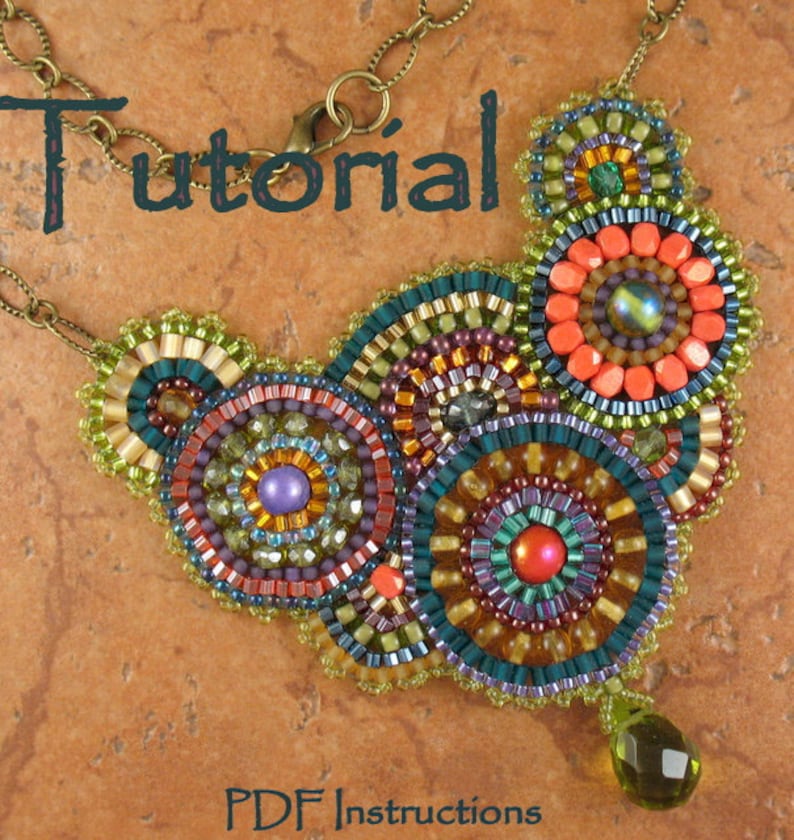 Beading Tutorial Enchanted Evenings Necklace image 5