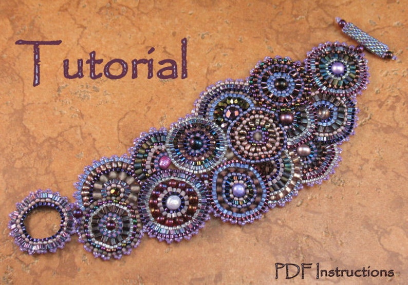 Beading Tutorial Enchanted Evenings Bracelet image 1