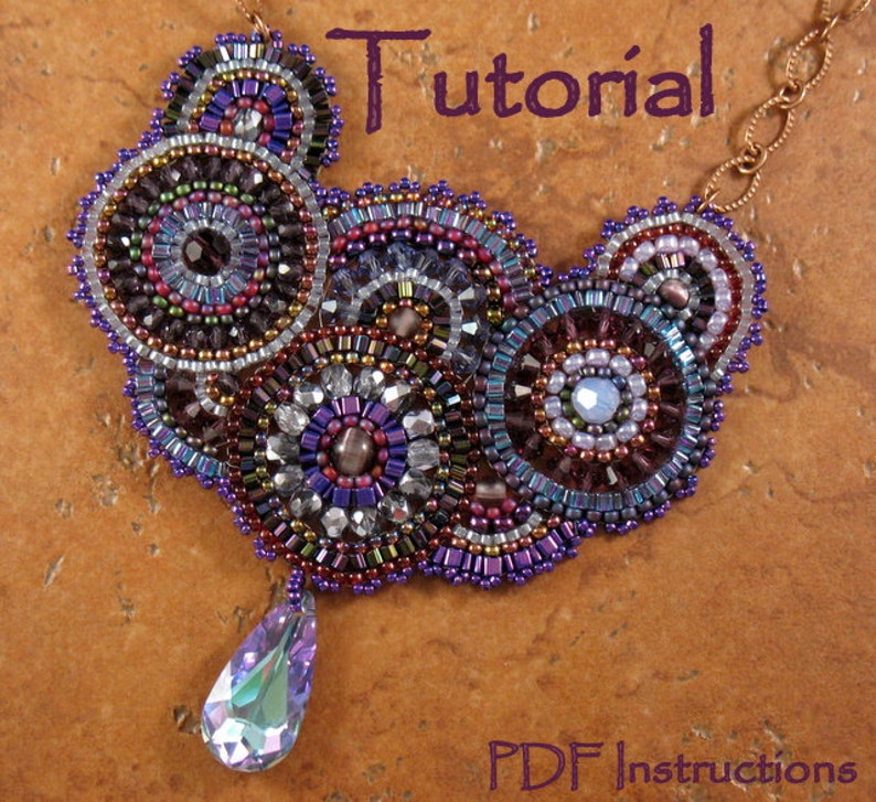 Beading Tutorial Enchanted Evenings Necklace image 2