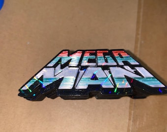 Megaman logo NES magnet