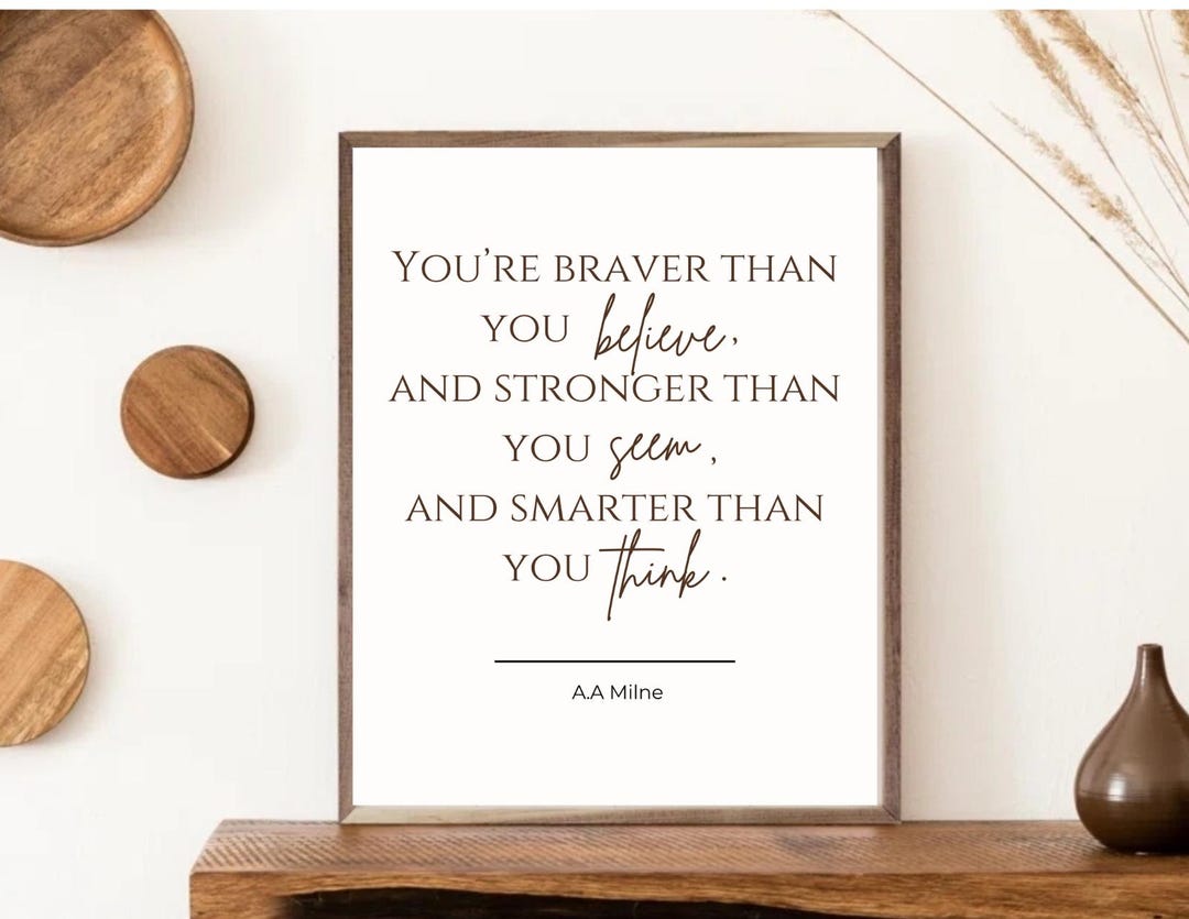Printable Motivational Quote Wall Art Positive Quote Inspirational ...