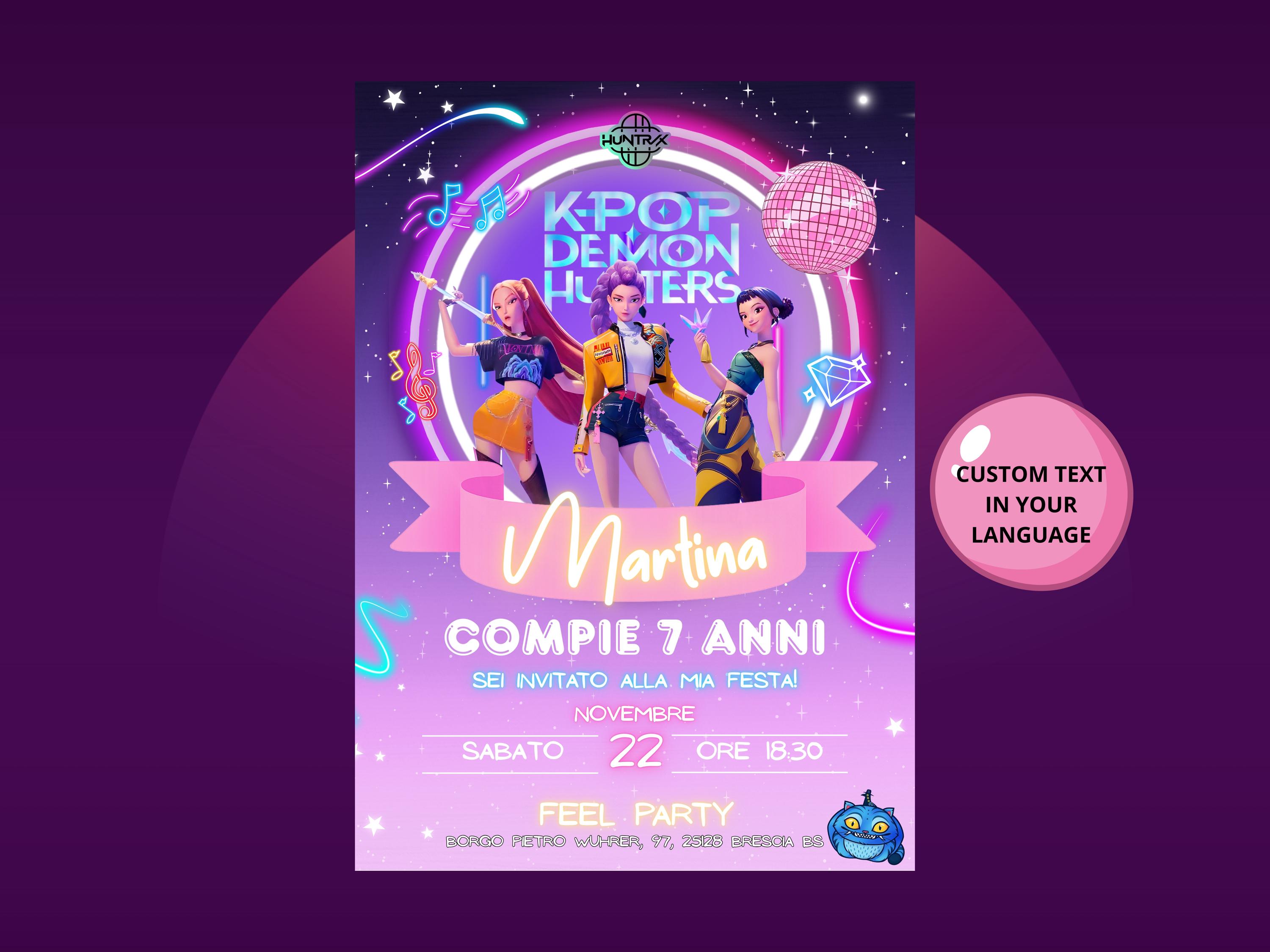 Invitation card k pop - Etsy 日本