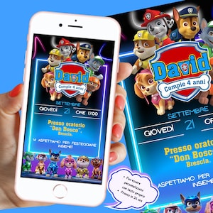 Invito Digitale BAMBINO - Compleanno - kit Festa - Invito WhatsApp