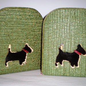 Scottie Dog Book Ends - Scotty Dog