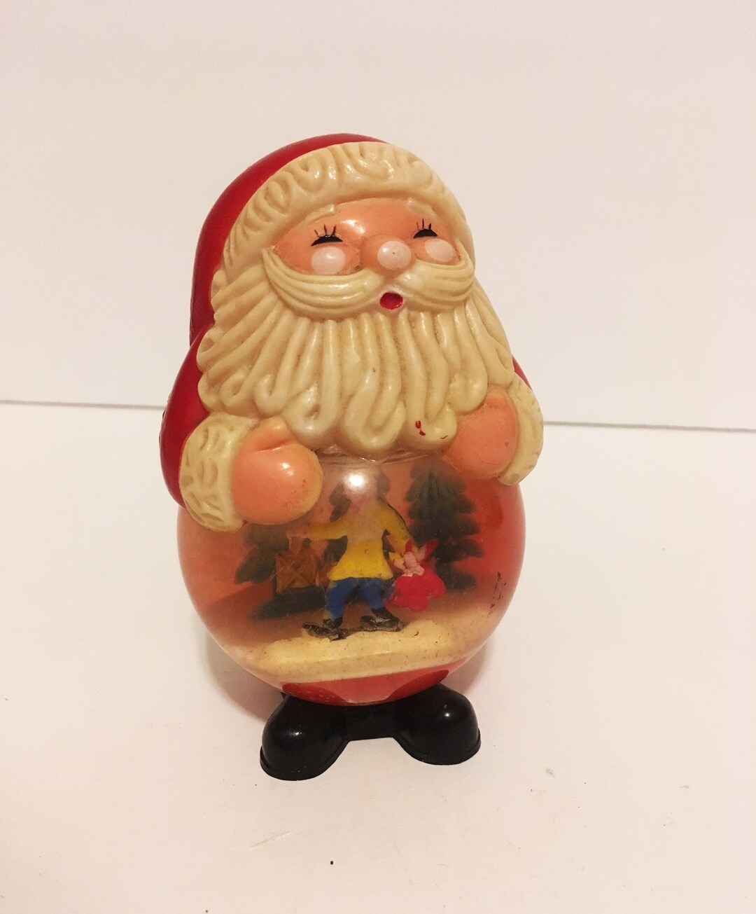 Vintage Santa Snow Globe - Classic Christmas Decoration With Festive Scene - View #3