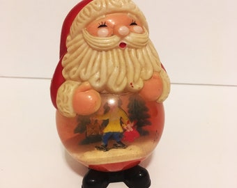 Vintage Santa Snow Globe Hong Kong Santa