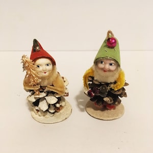 Set Two Pinecone Elves