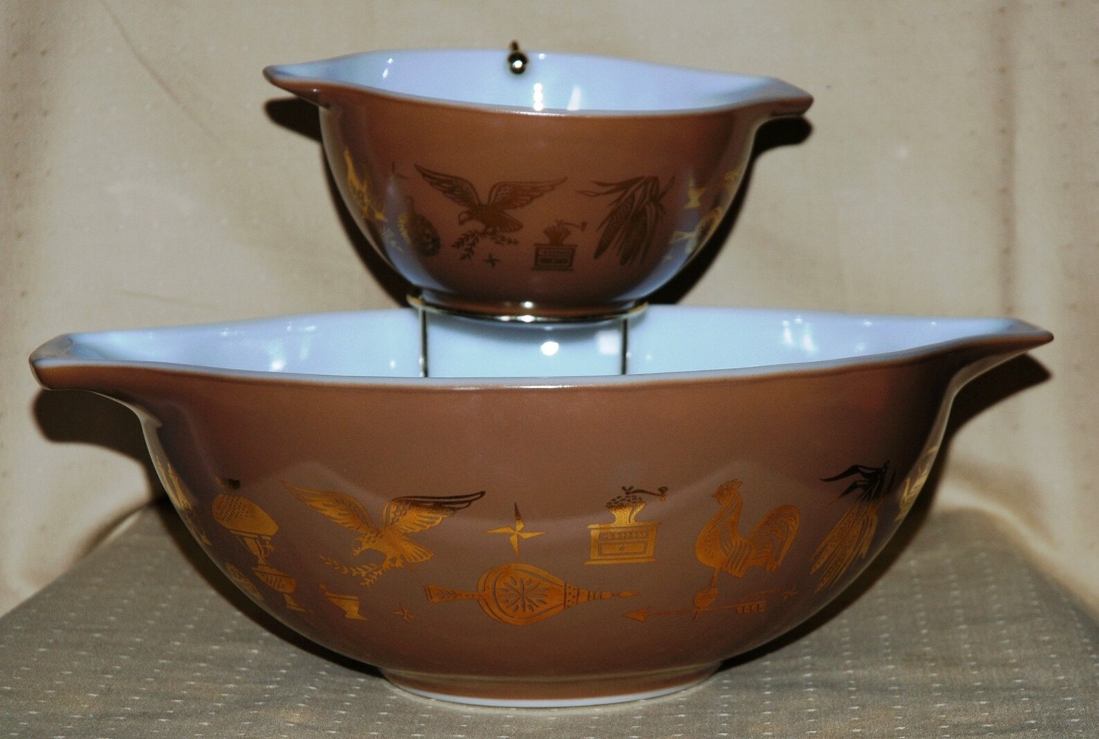 SALE Vintage Pyrex Set Chip and Dip with Rack 1960s Gem Etsy