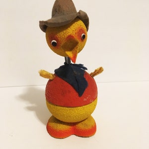 Vintage German Easter Paper Mache Bunny Candy Container
